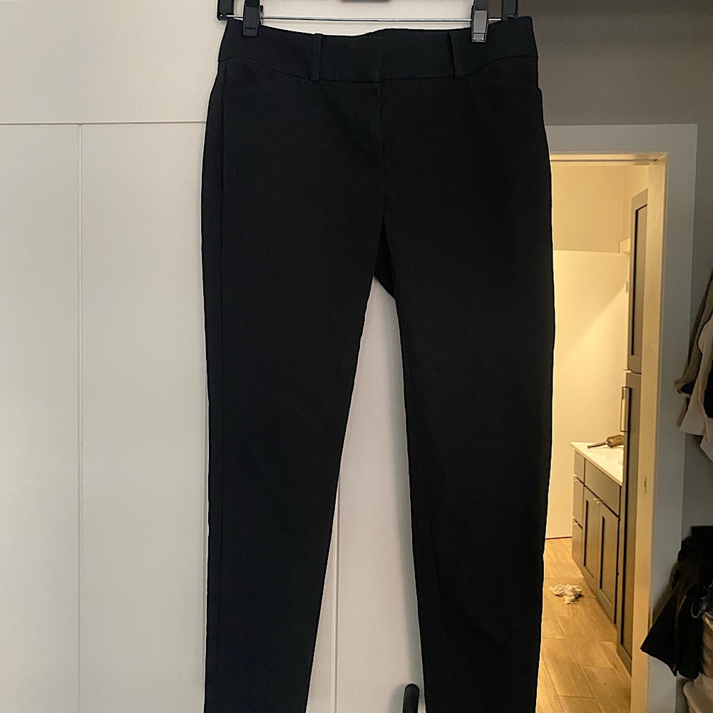 Ann Taylor Loft black Julie skinny pants trousers for office work suit